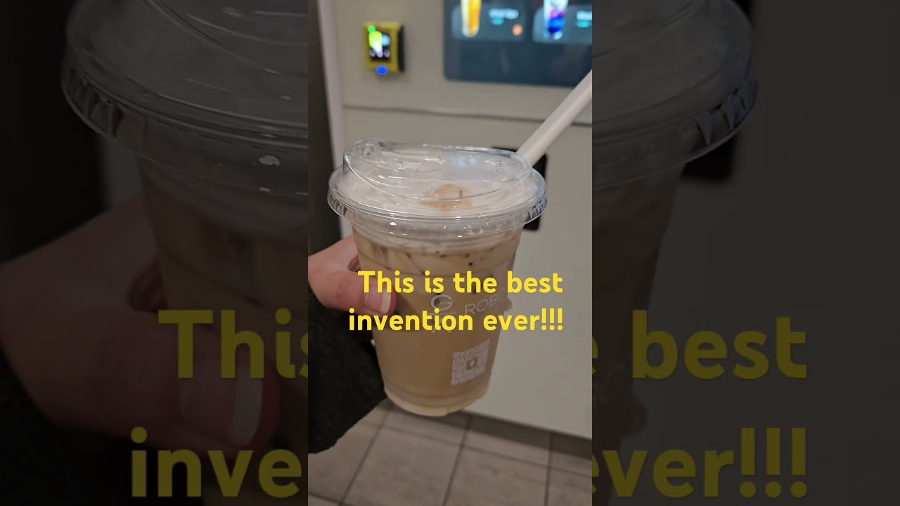 Coffee Vending Machine with Cold drinks option!!! #coffee #vendingmachine #icedcoffee