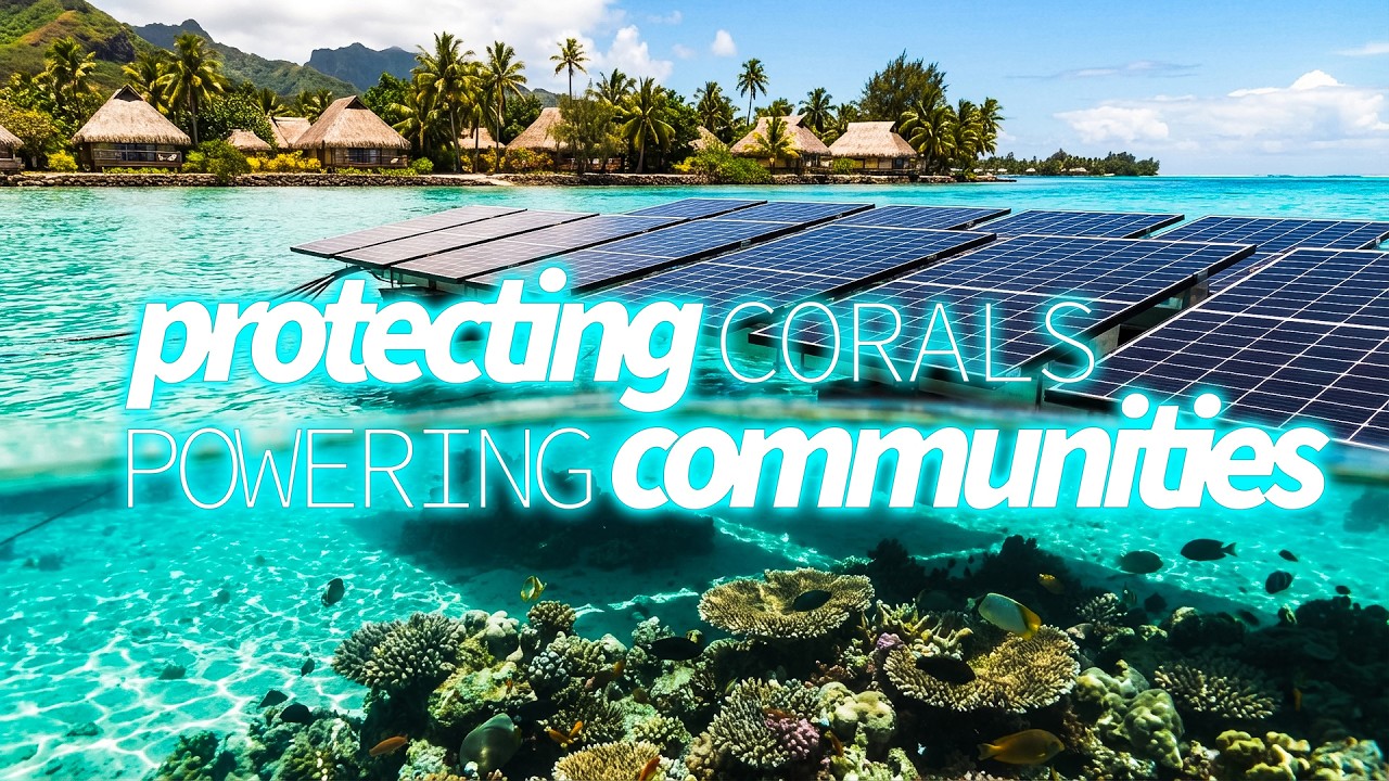 FLOATING SOLAR PANELS are PROTECTING CORALS & POWERING COMMUNITIES in French Polynesia (NGO film)