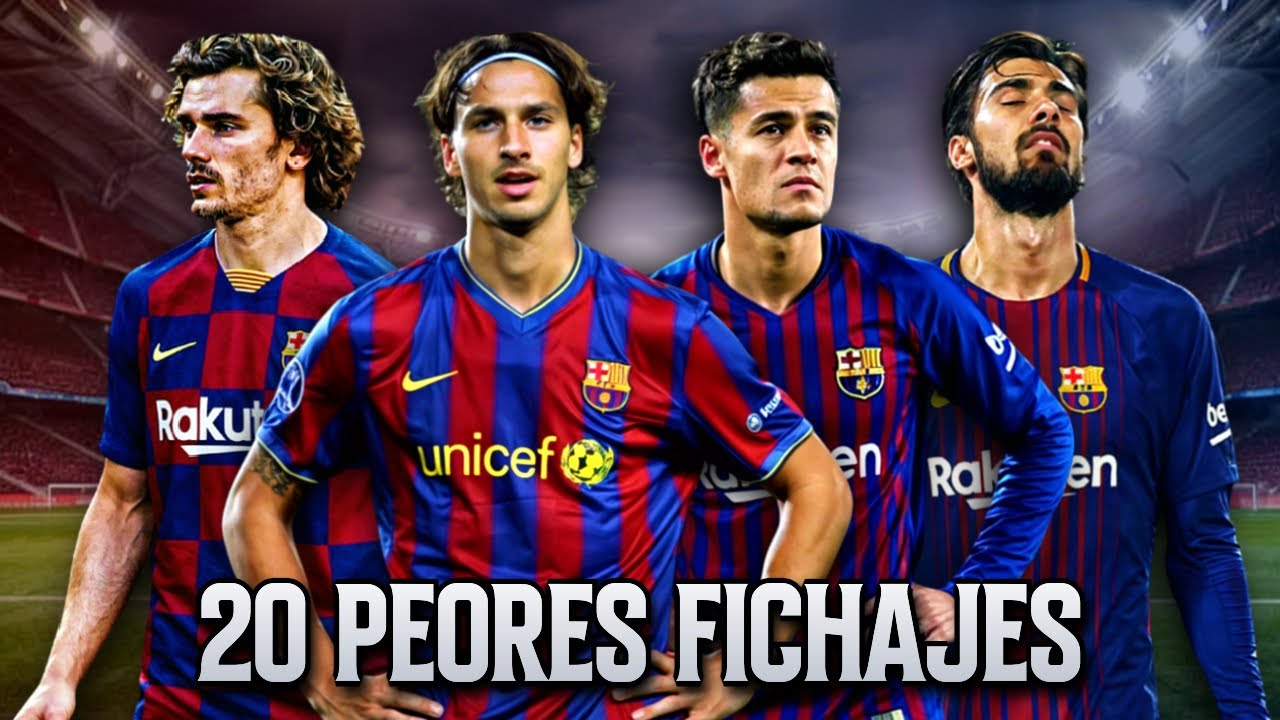 Los 20 Peores Fichajes del Barcelona en Toda su Historia