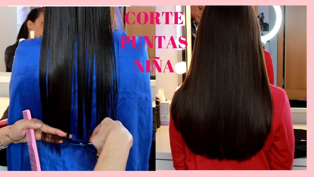 CORTE PUNTAS REDONDEADO NIÑA 🎀 | sandranewlook