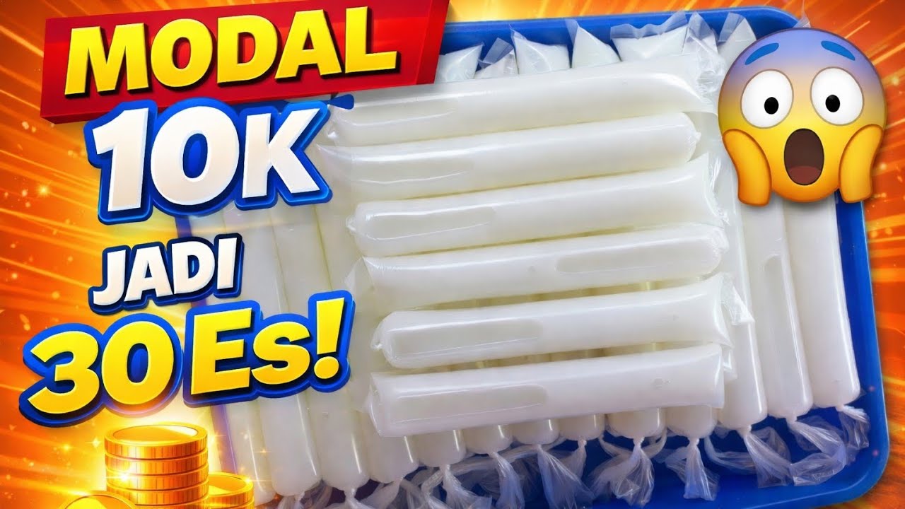 Modal 10 Ribu Jadi 30 Es Mambo 😱 Untungnya Segini? (Hitungan Jujur ALL IN)