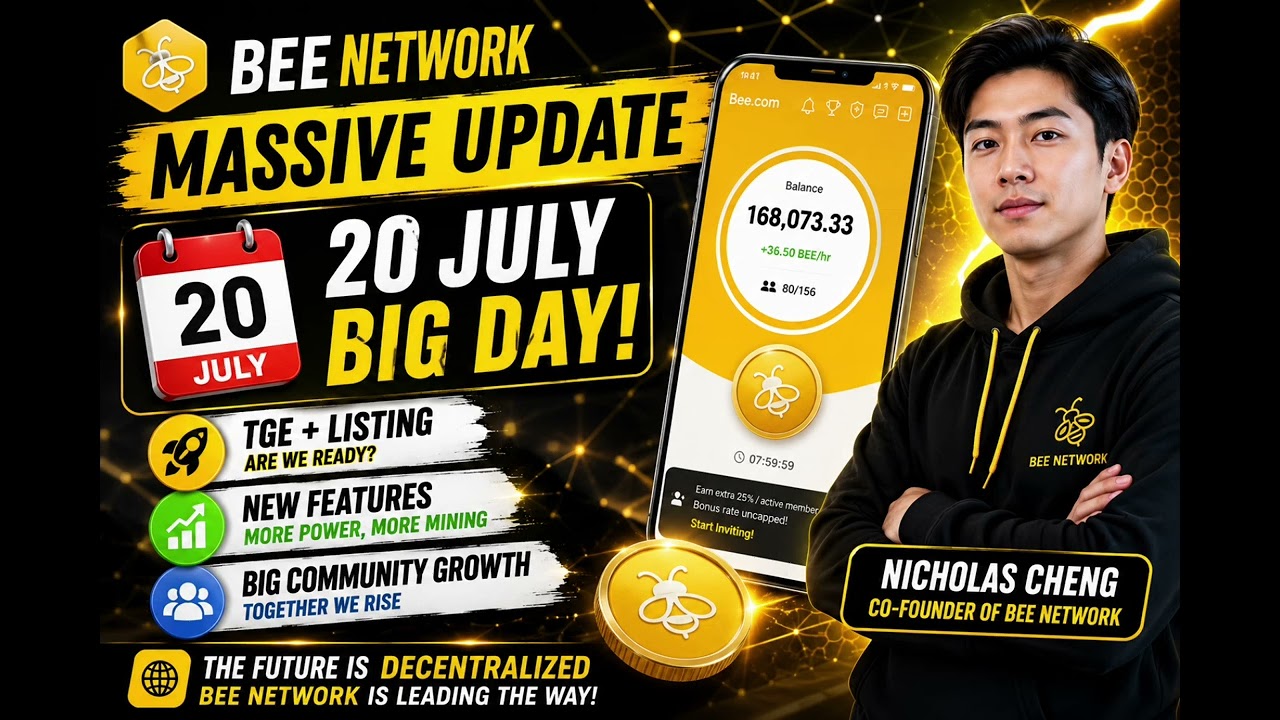 🚨 Bee Network BIG Update 2026 🐝 | TGE & Listing Date? | Bee Network Latest News Today