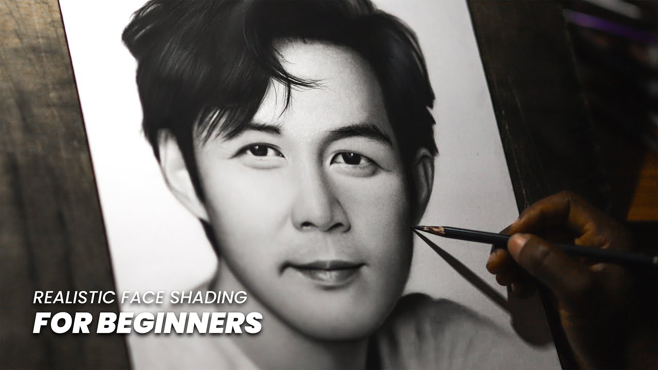 How to Shade a Realistic Face Step by Step Tutorial for Beginners