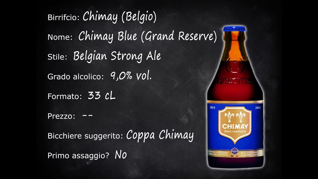 SKAL! Chimay Blue Gran Reserve (gift pack)  - Degustazione #60