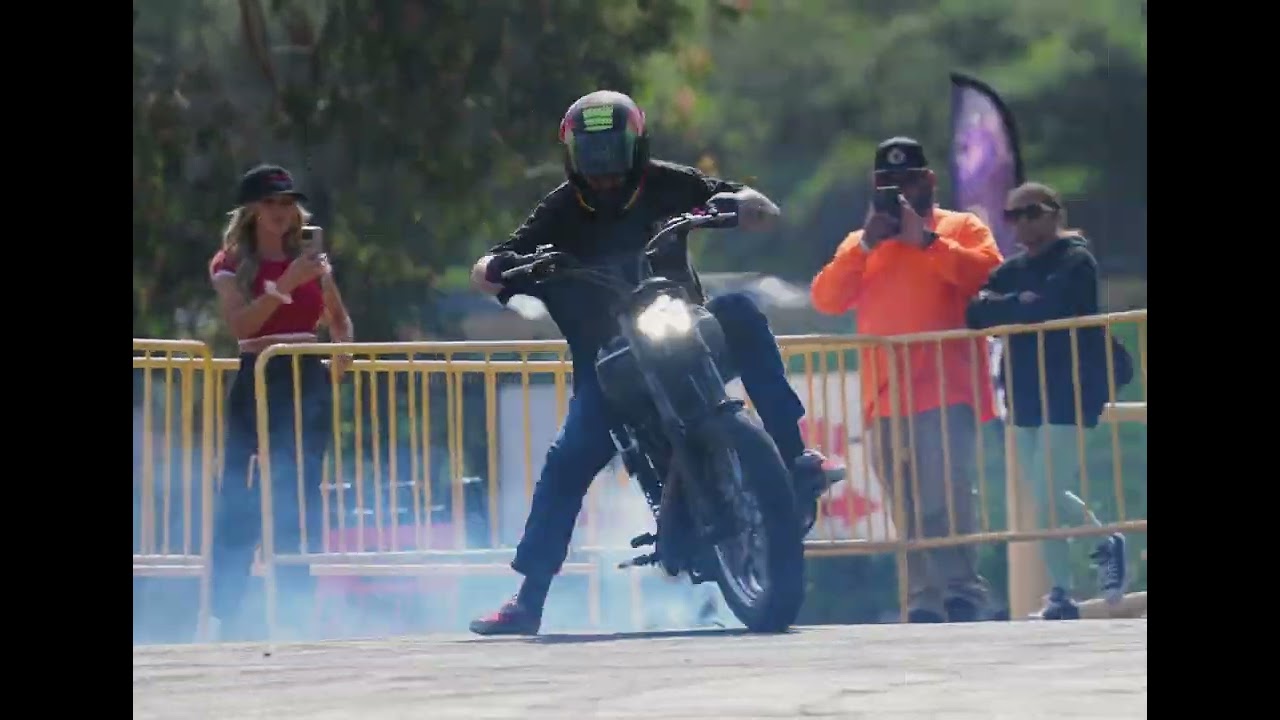 Joey55 Riding Stunt Shows at San Diego Harley-Davidson