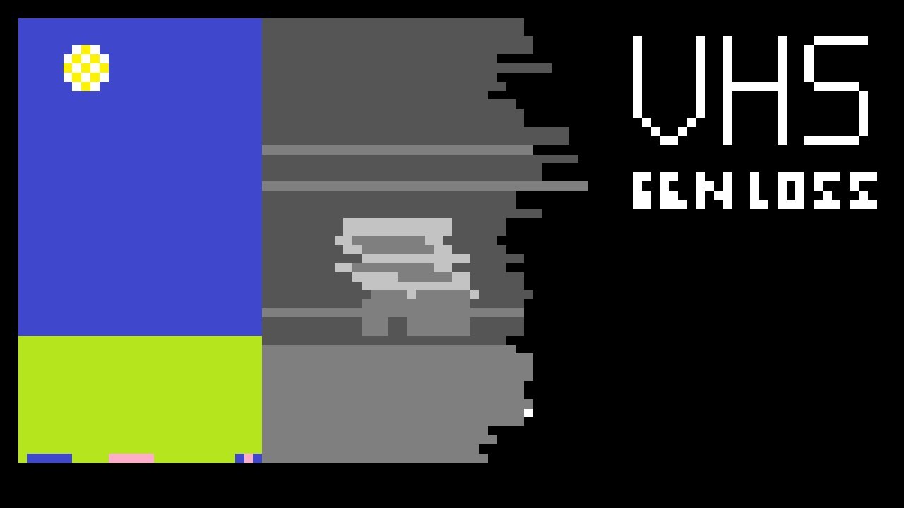 VHS Generation loss SMB