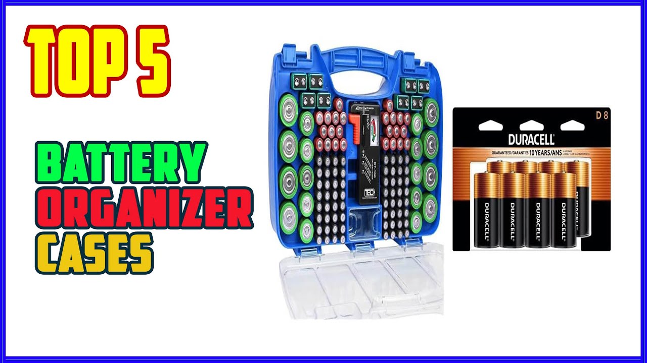 TOP 5 Best Battery Organizer Cases 2026 | The ULTIMATE Battery Storage Hack You Need!