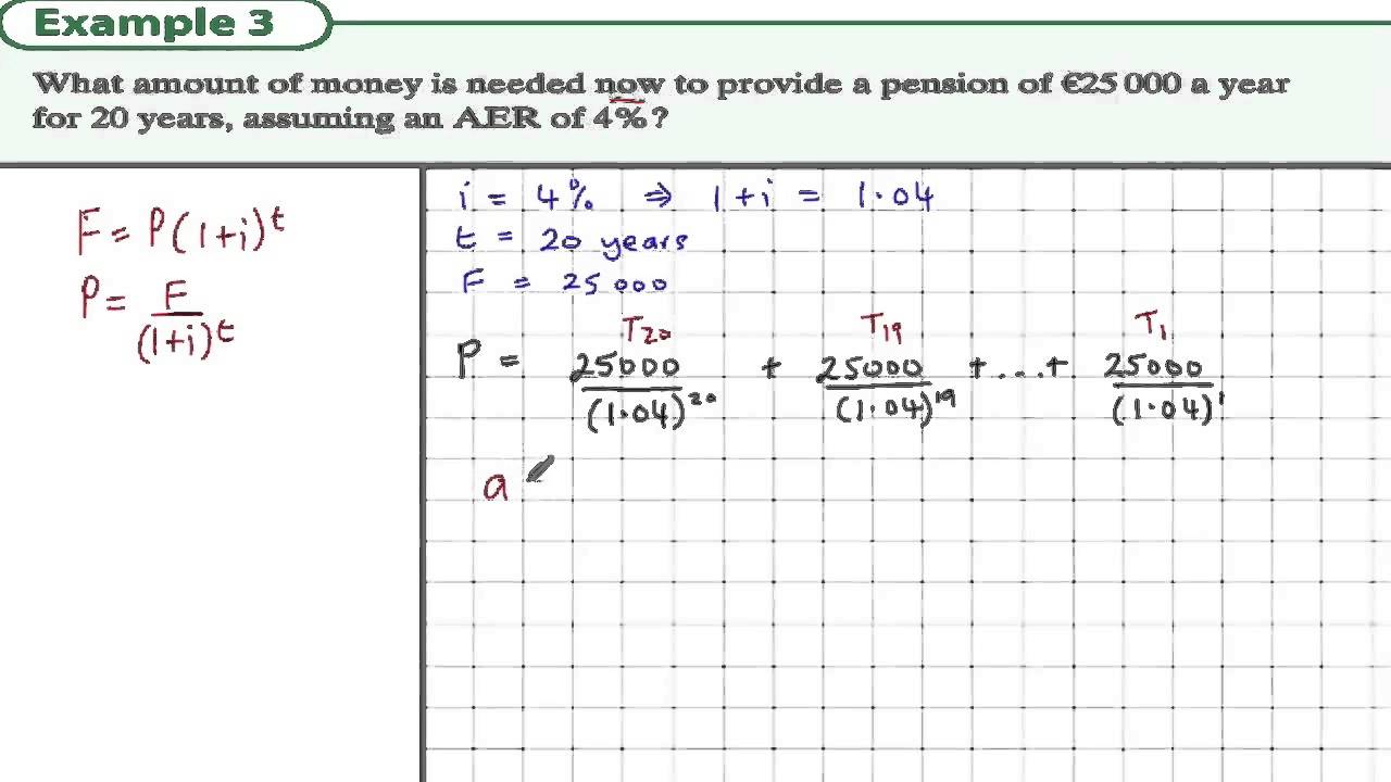 5.3 Ex.3 Financial Maths (Pension Plan)