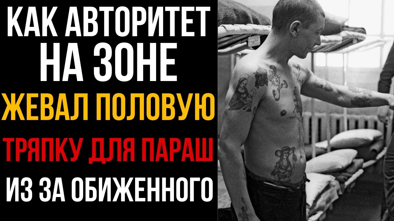 ОБИЖЕННЫЙ ЗАСТАВИЛ АВТОРИТЕТА ЖЕВАТЬ ПОЛОВУЮ ТРЯПКУ l Колония Жизни