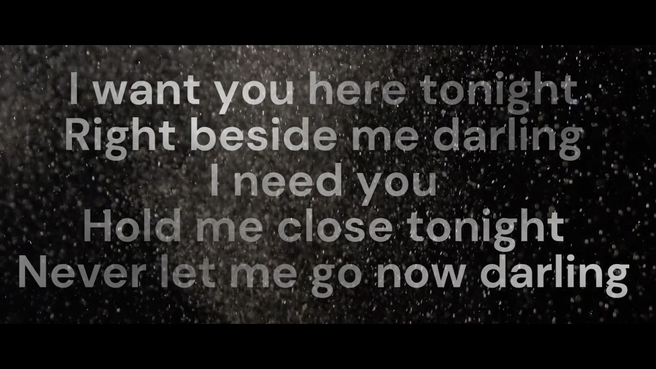 I Want You Here Tonight