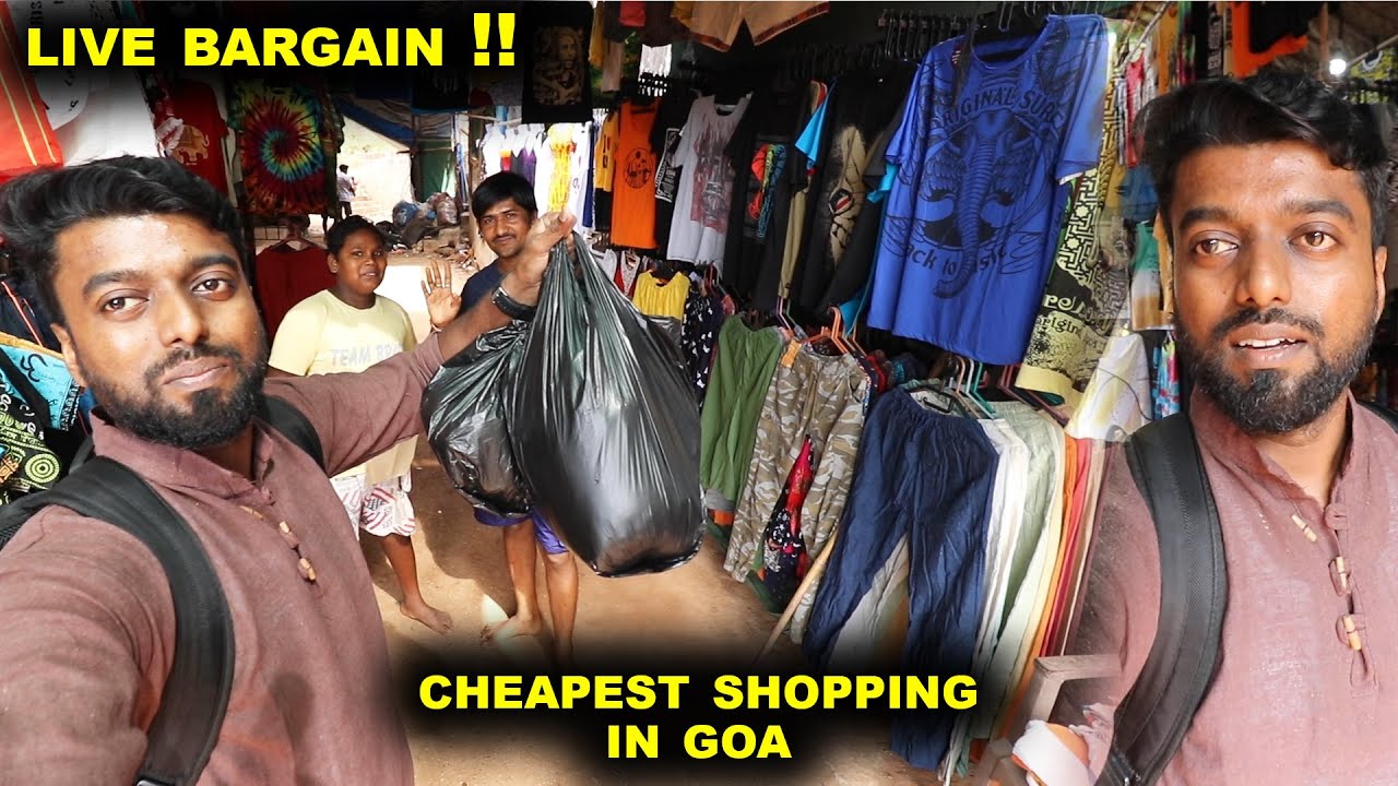 CHEAPEST !! Shopping in Goa | Live Encounter & BARGAIN