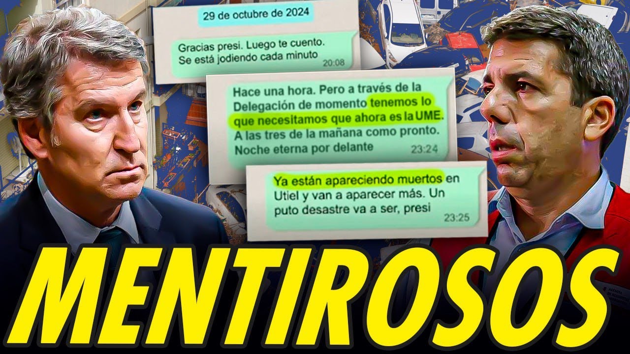 LOS WHATSAPPS ENTRE FEIJ&Oacute;O Y MAZ&Oacute;N DEMUESTRAN QUE AMBOS MINTIERON