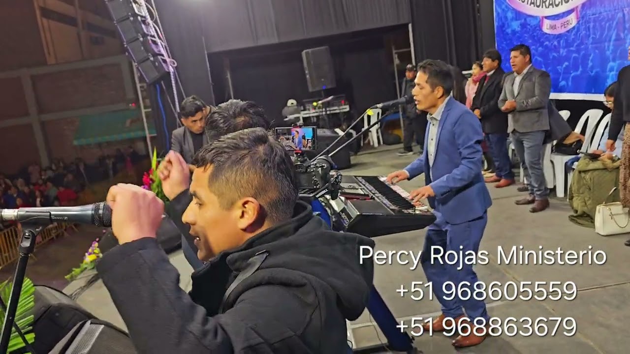 PERCY ROJAS MINISTERIO en concierto 🎤 🎹 🎶 🇵🇪 En lima perú - complejo santa rosa