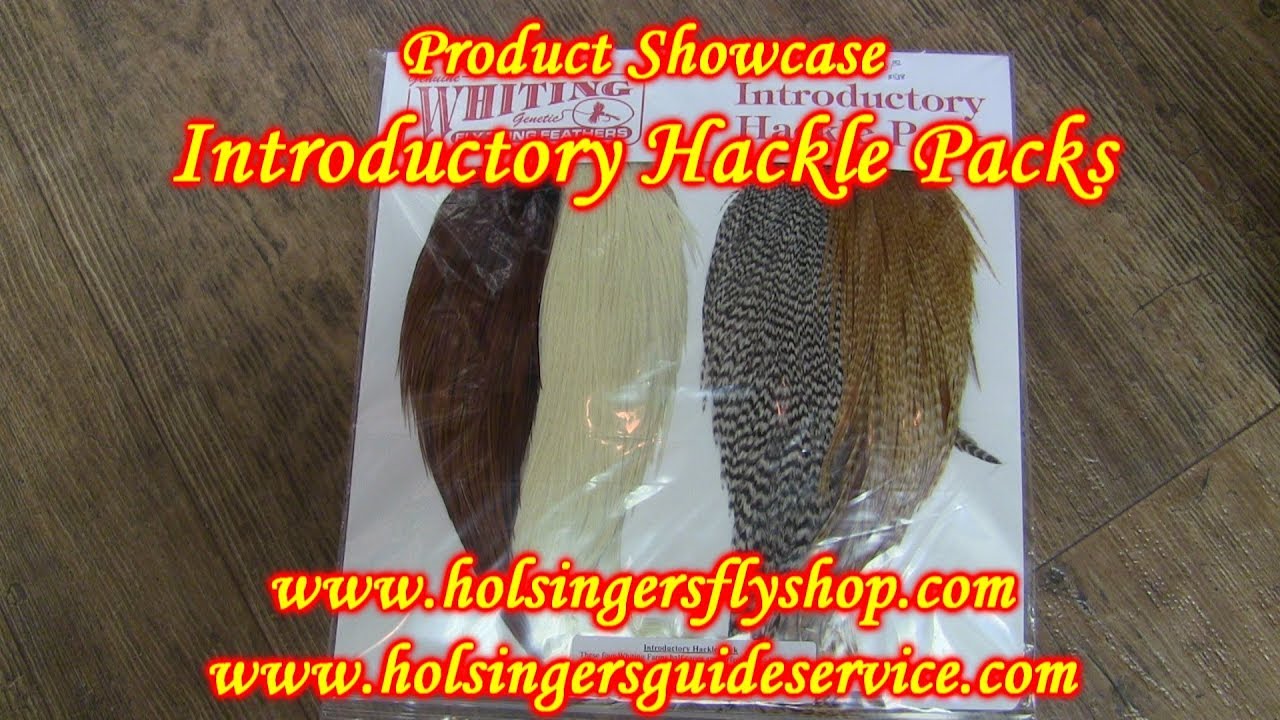 Introductory Hackle Packs, Holsinger's Fly Shop