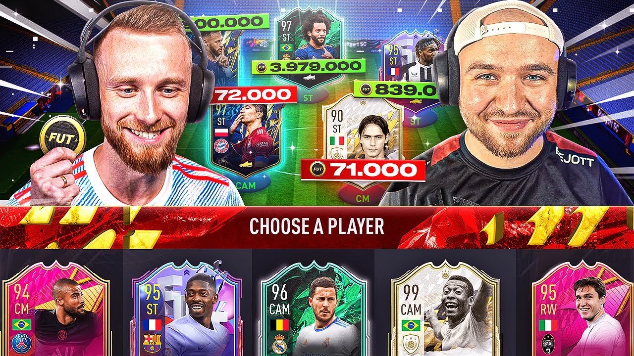 ALEŻ FORMA! JEST NOWY REKORD! KTO ZROBI DROŻSZY DRAFT W FIFA 22 KONTRA BEJOTT