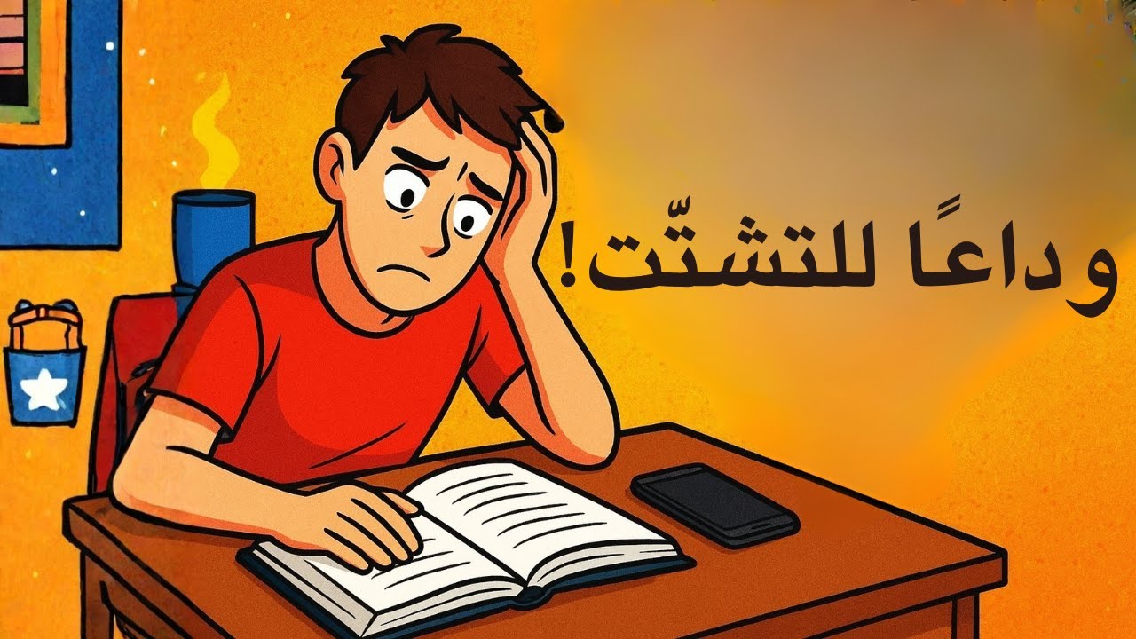كيف تكسر دائرة التشتّت الذهني، أسرار استعادة صفاء الذهن في الدراسة #التركيز #خطة_21_يوم #تحفيز