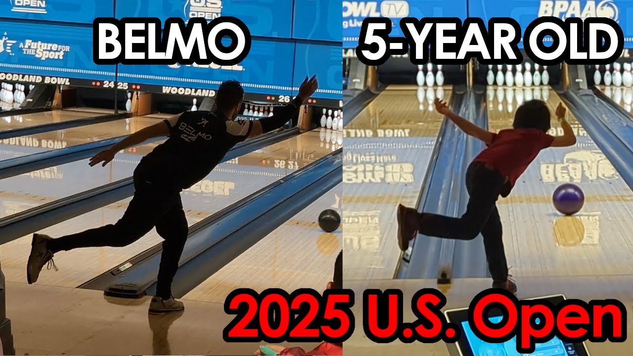 2025 U.S. Open - 5-year-old bowling with Belmo and other PBA Pros!
