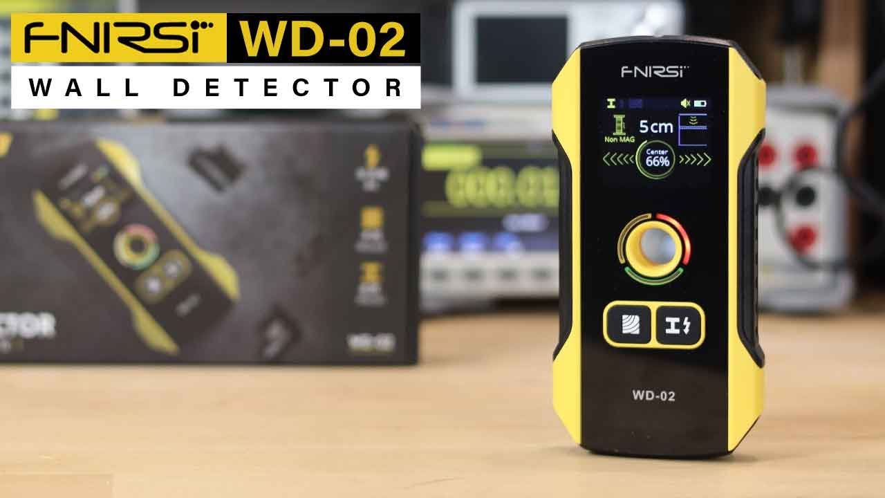 Детектор стен FNIRSI WD-02 ⭐ Детектор проводов, металла, дерева и тока внутри стен!