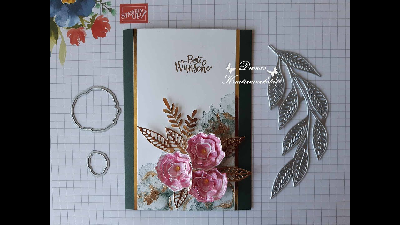 Wenn du das DSP Tintenkunst nicht mehr hast - mach es selbst mit Kunstvoll Koloriert Stampin'Up!