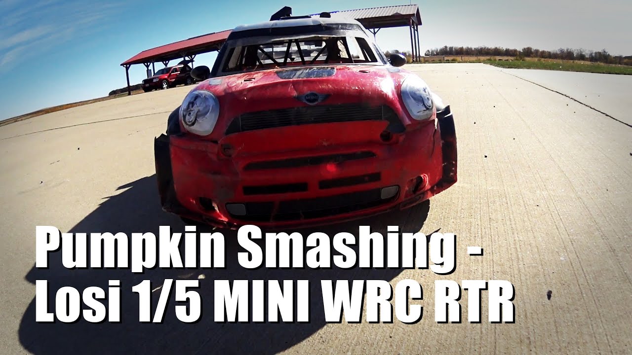 Pumpkin Smashing - Losi 1/5 MINI WRC RTR