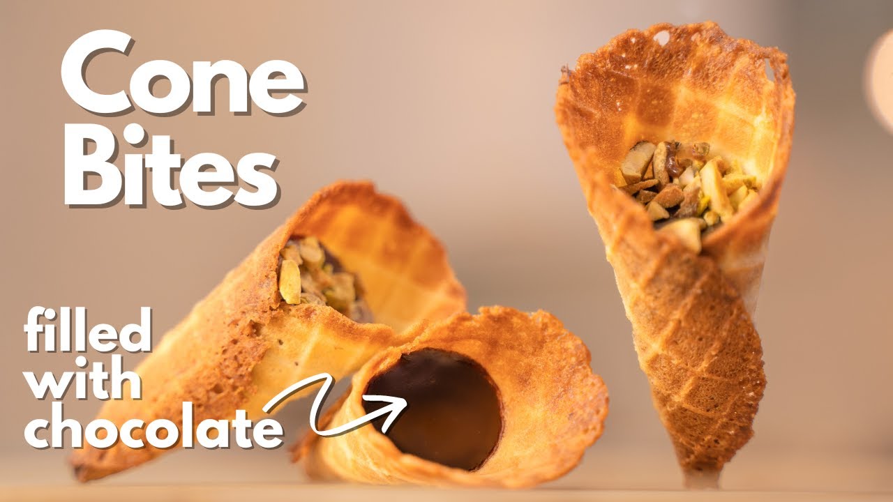 BEST Bite-Sized Snack! Cone Bites from Scratch!