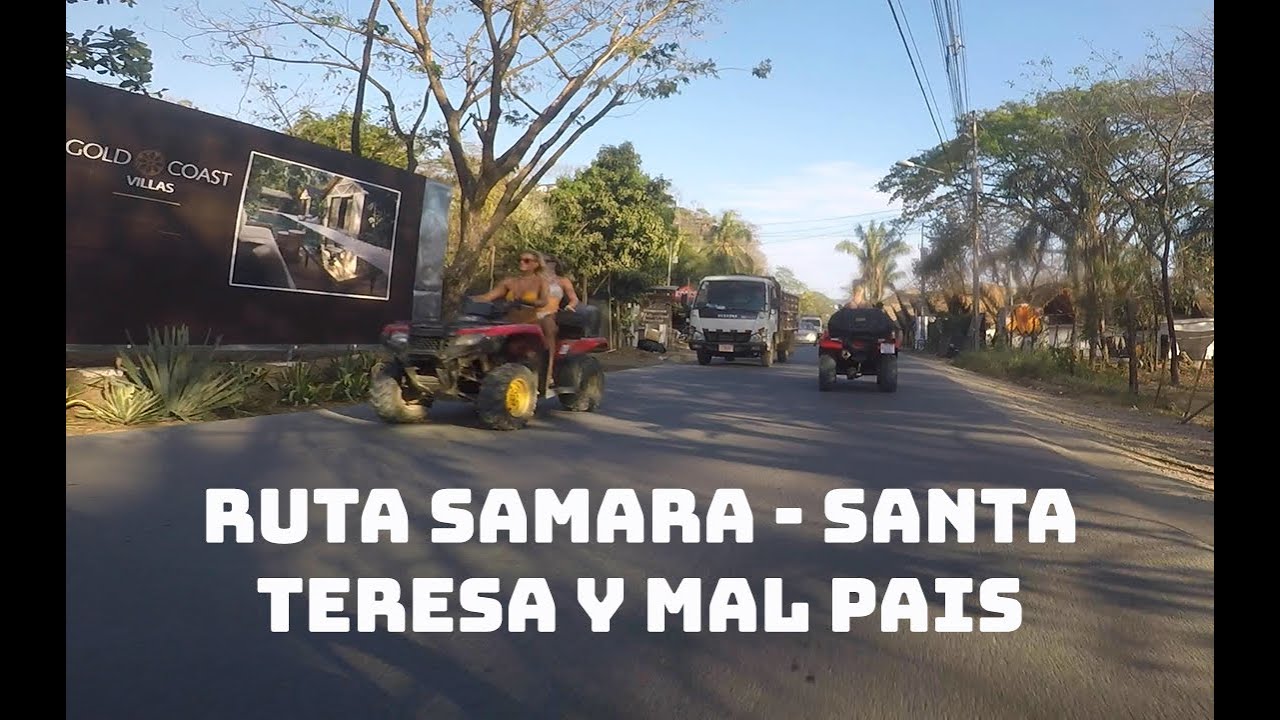 Me PIERDO en la ruta Samara hacia Santa Teresa, pasando el Rio Bongo.