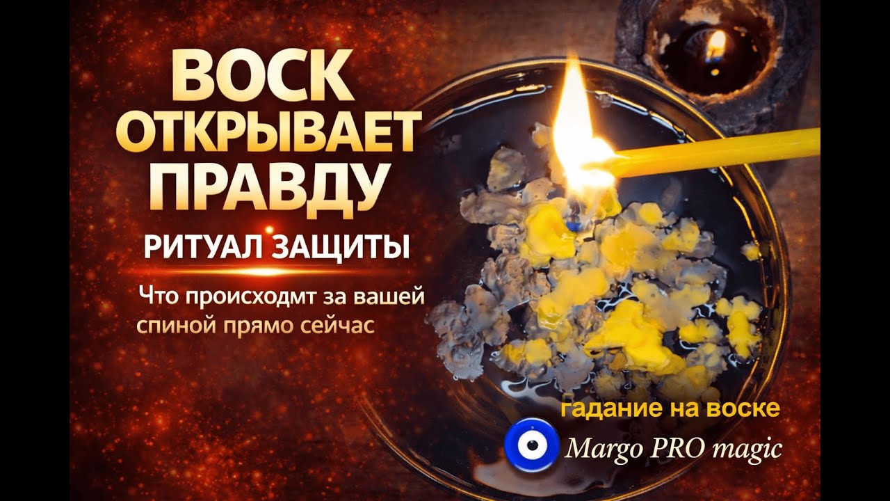 🕯️ КТО ВМЕШИВАЕТСЯ В ВАШУ СУДЬБУ + РИТУАЛ ЗАЩИТЫ❗ Воск покажет имя и намерения 🧿 Гадание на воске