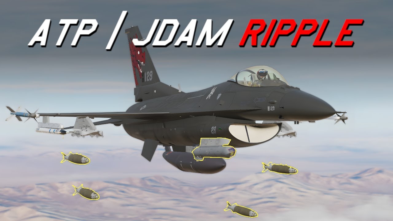 DCS F 16 Tutorial Ripple Multiple JDAMs with the Advanced Targeting Pod