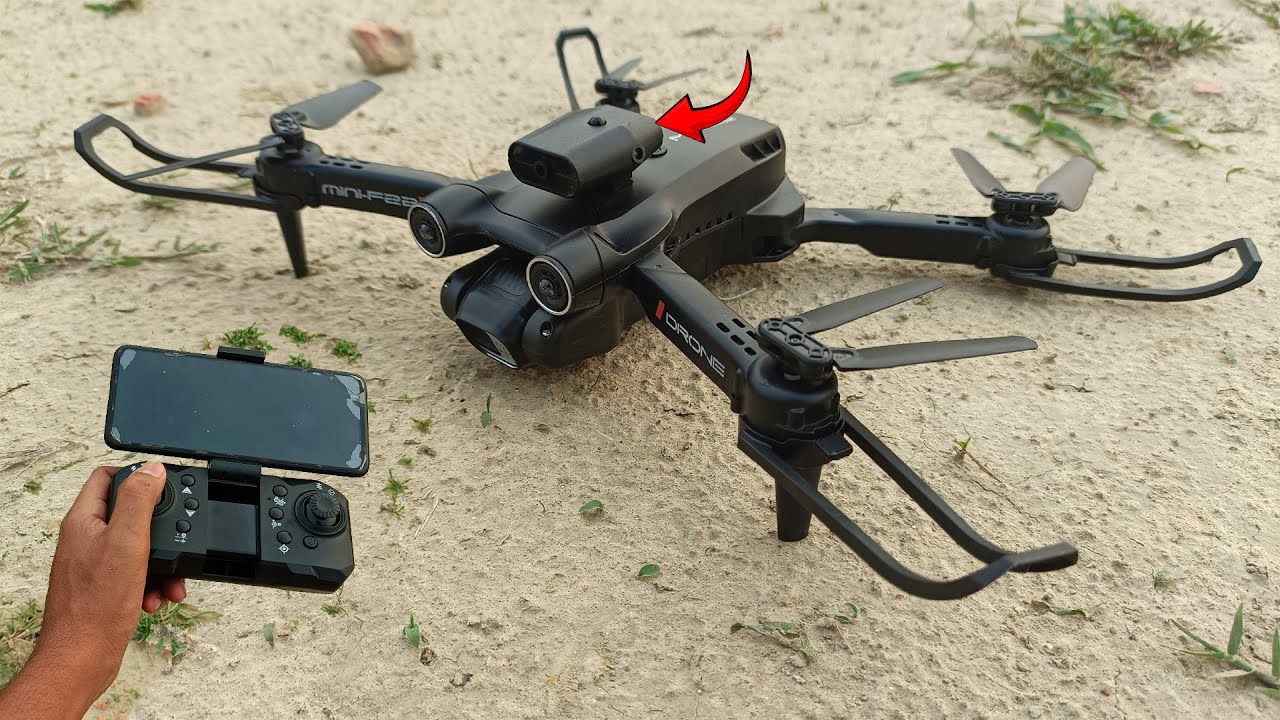 Poldable F22 Mini Pro RC Drone Unboxing And Flying Test