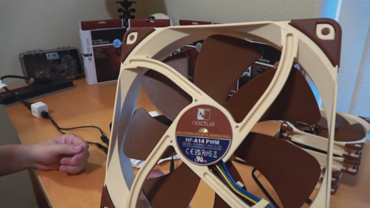 Noctua NF-A14 PWM sound effect (TASCAM DR-05X)