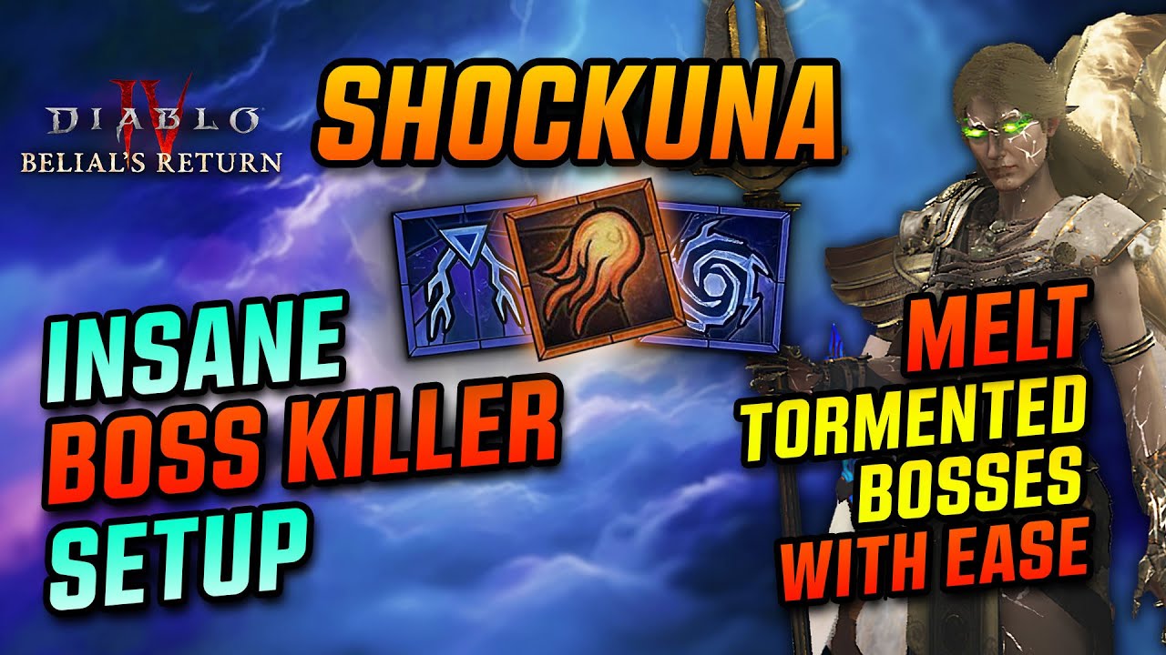 Shockuna Boss Killer Variant MELTING Bosses - S8 Diablo 4