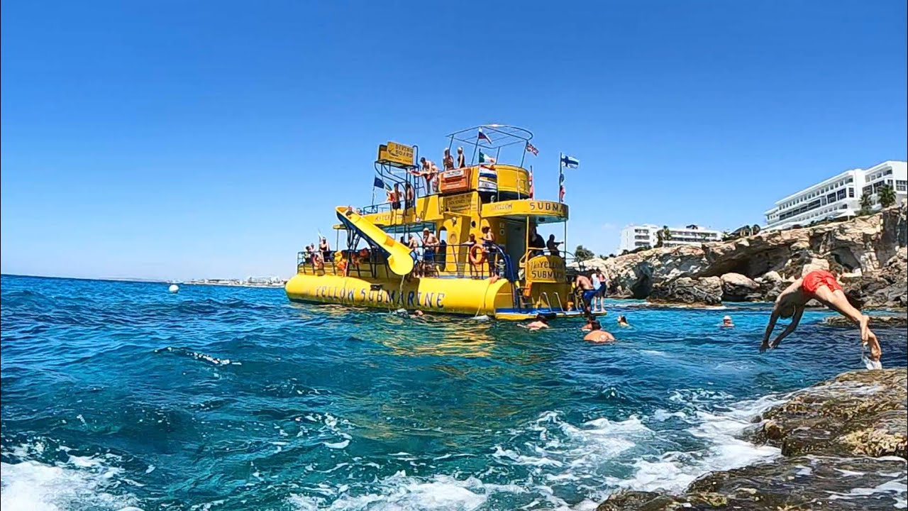 YELLOW SUBMARINE BOAT TRIP AYIA NAPA CYPRUS