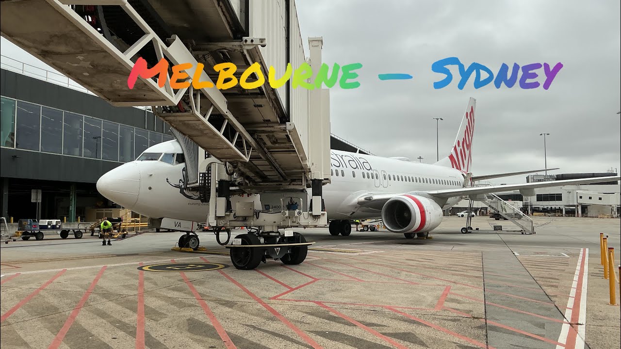 TRIP REPORT | Virgin Australia Airbus VA 853 | Melbourne - Sydney | Landing 