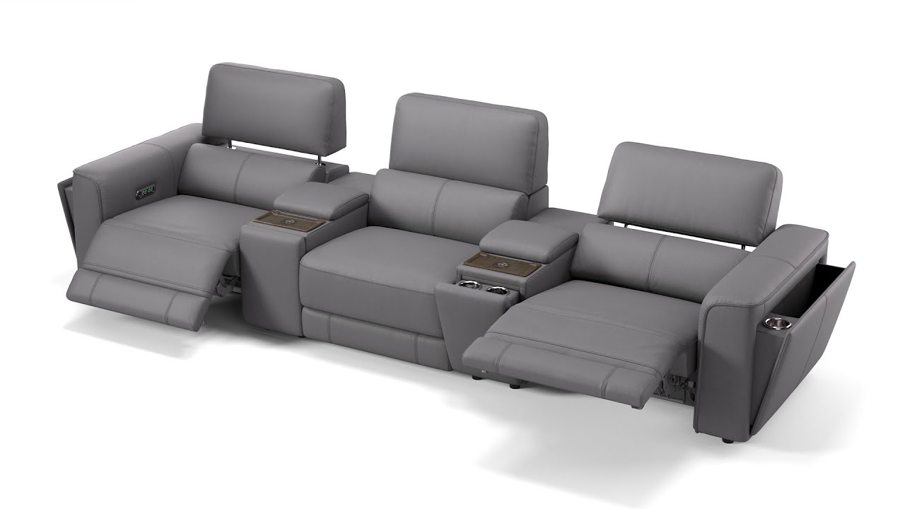 Leder Kinosofa ARONA - Luxus und Komfort für Ihr Heimkino | Sofanella