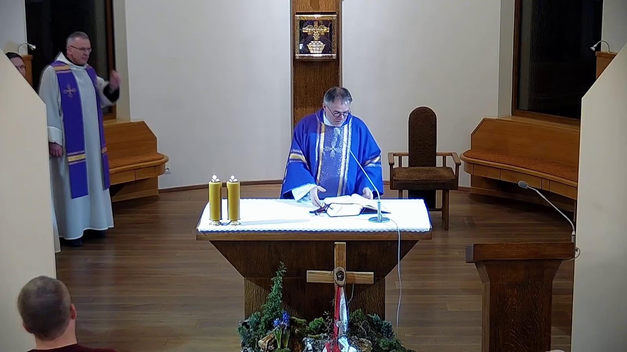 20.02.2026 Piatok, krížová cesta (17.15)  svätá omša (18.00) - kazateľ br. Miloš Viktorin , OCD