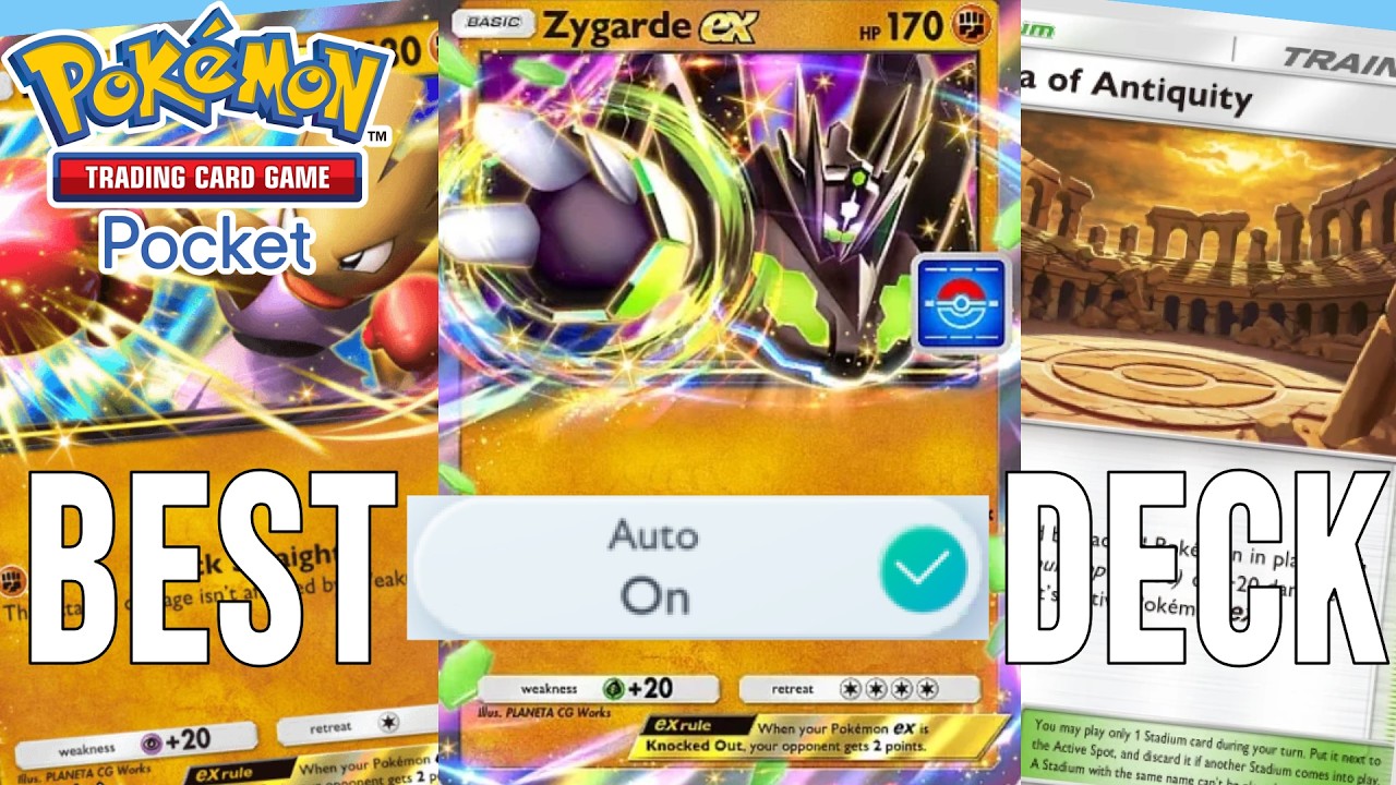 Best Auto Deck for Zygarde EX Drop Event - TCG Pocket