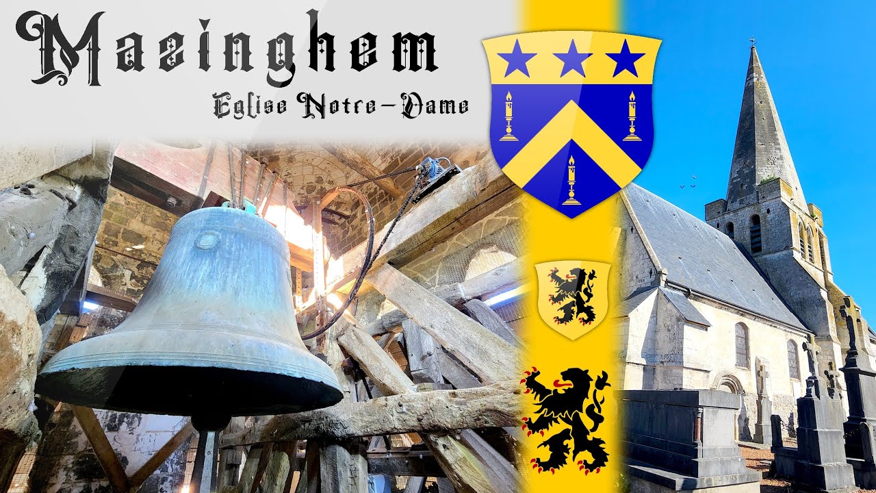 Cloche: Mazinghem (FR-62), Église Notre-Dame
