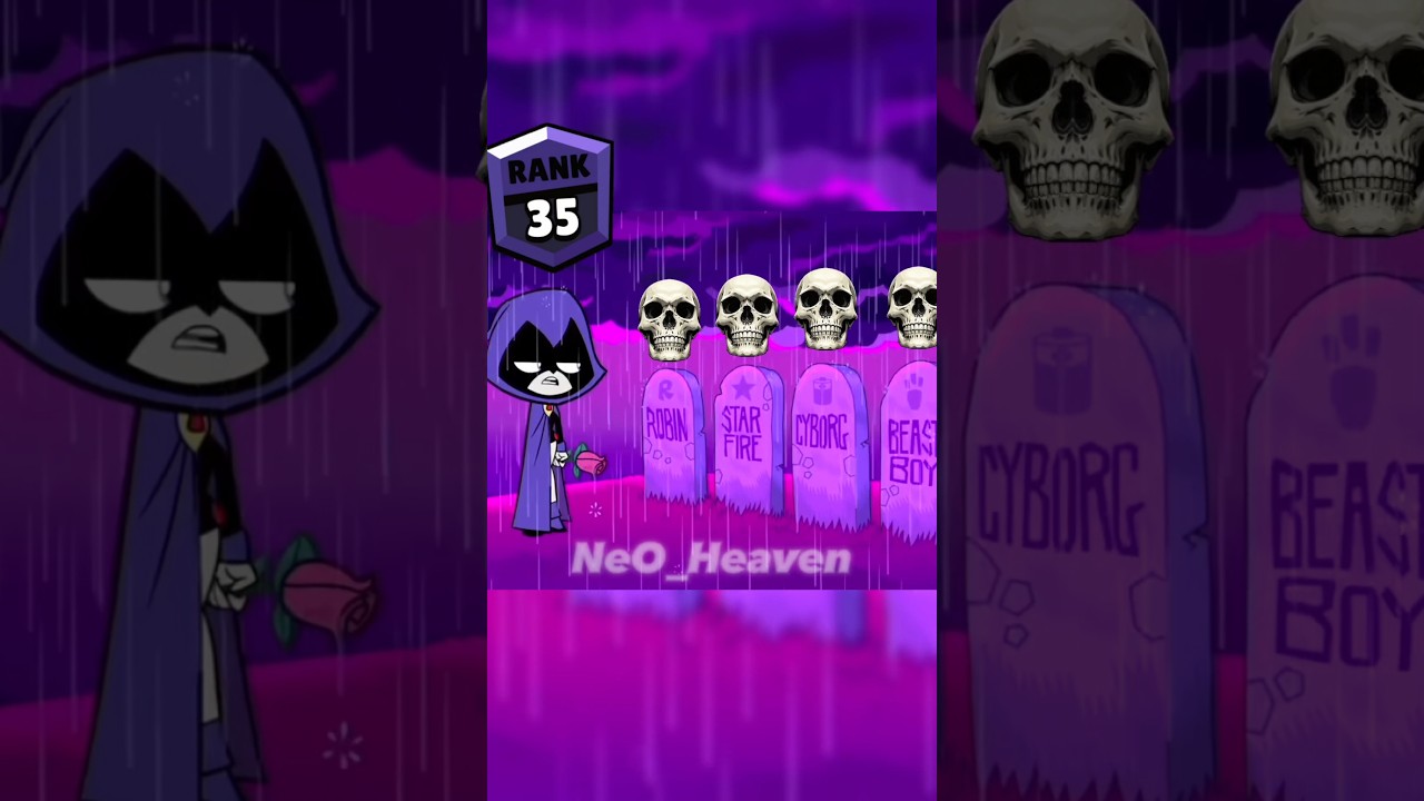 Brawl Stars Rank UP | Teen Titans Go! #shorts #brawlstars