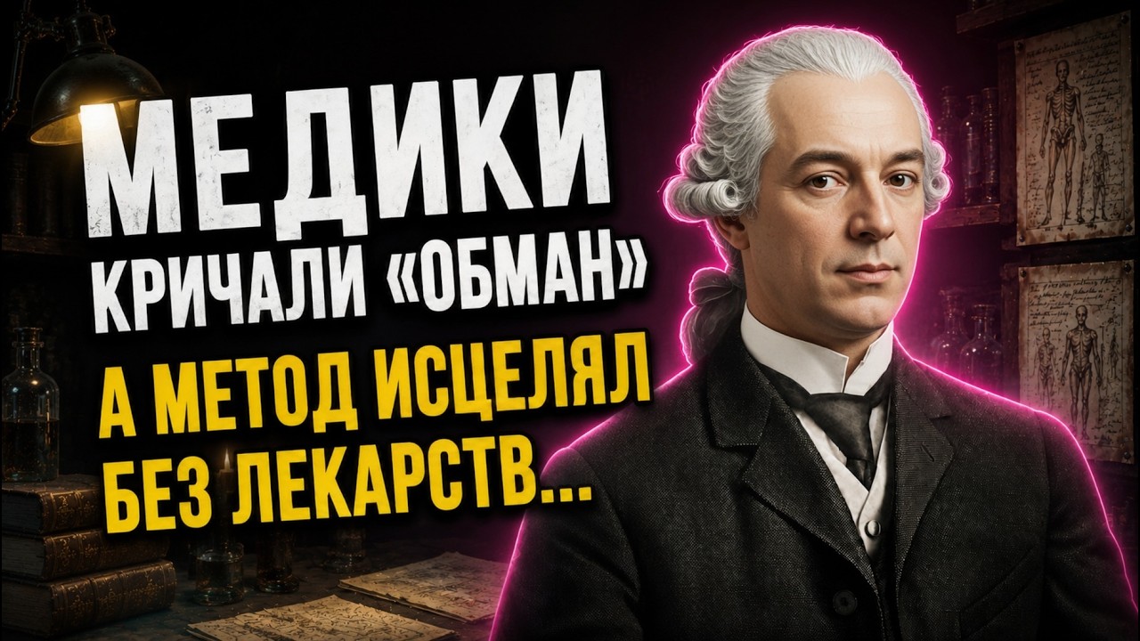 Франца Месмера СЧИТАЛИ ОБМАНЩИКОМ! Но он Поднимал Больных Без Лекарств &mdash; Забытый Метод
