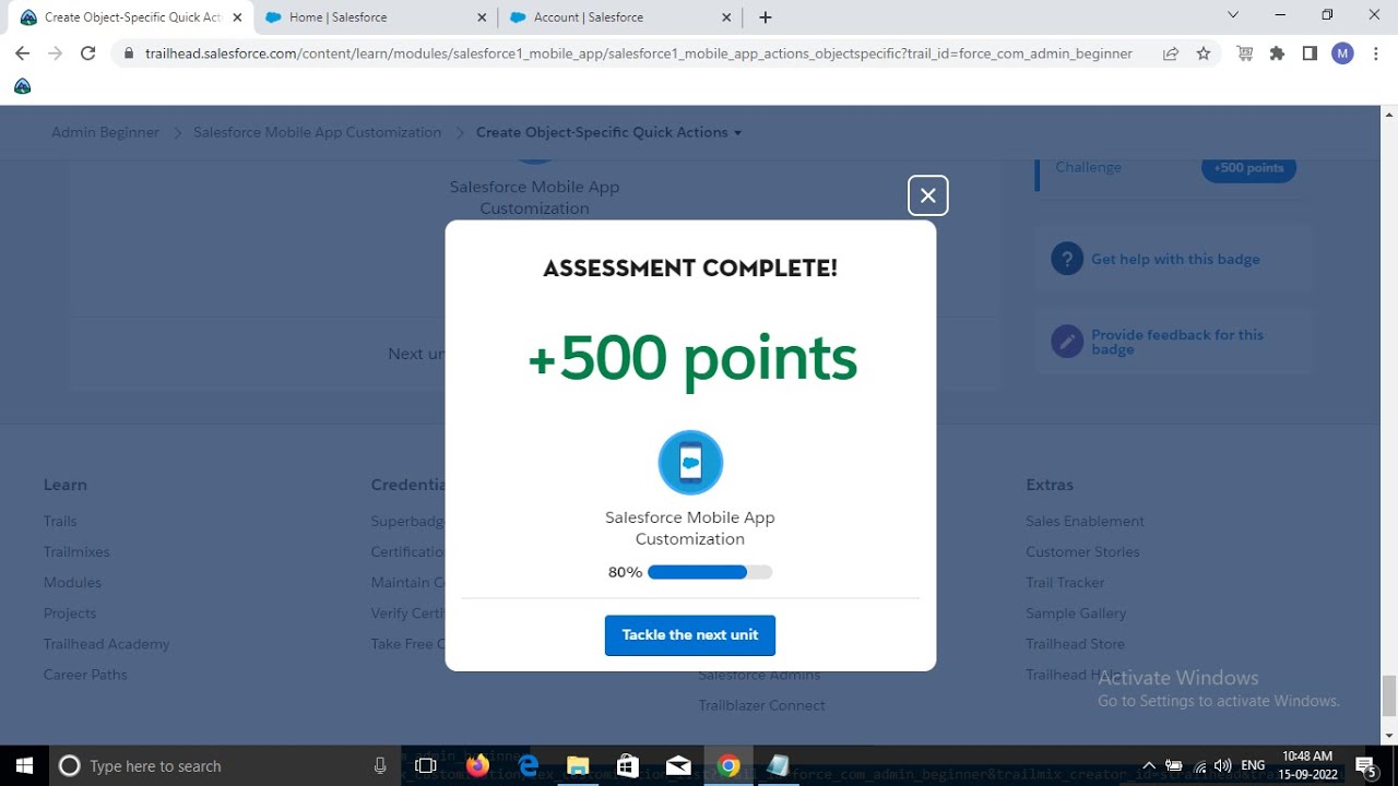 Admin Beginner | Salesforce Mobile App Customization | Create Object-Specific Quick Actions