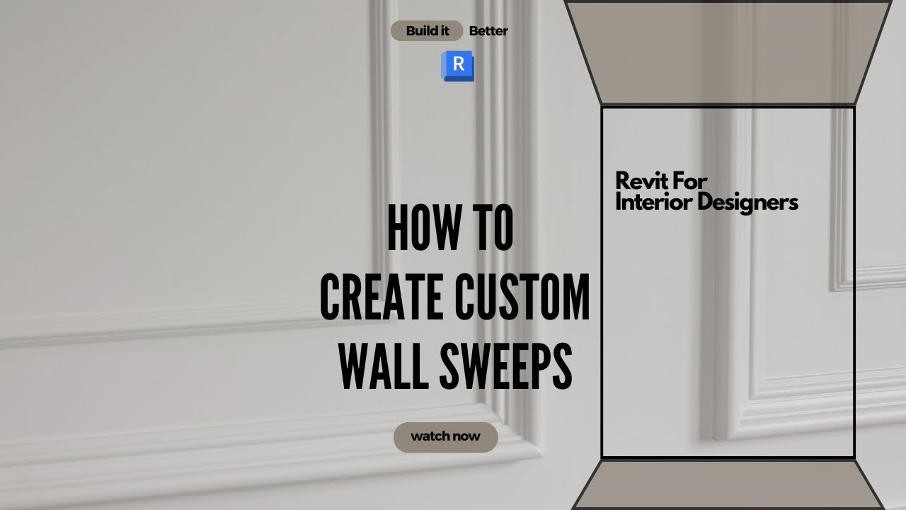 Revit Wall Sweeps : Base & Crown Moulding