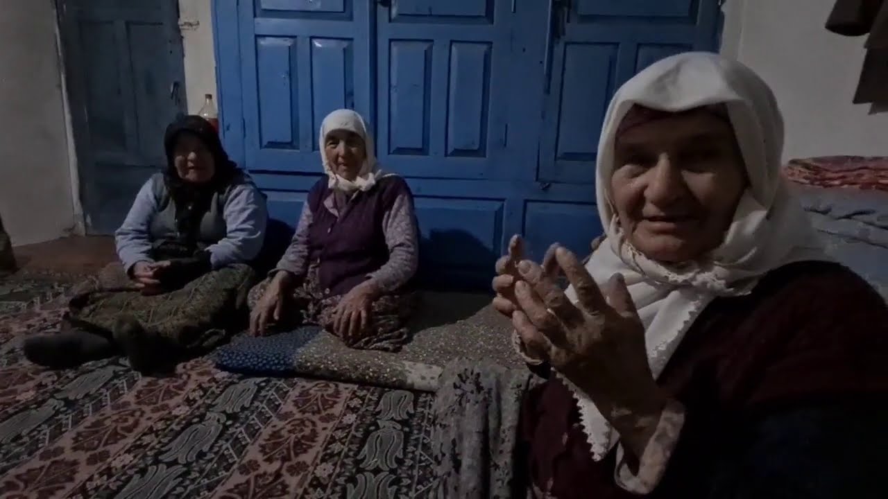 ANADOLUDA BİR KIŞ GÜNÜ AKŞAM SOHBETİ  ESKİLER ATEŞİ NASIL YAKARDI 🔥 |KÖYDE HAYAT