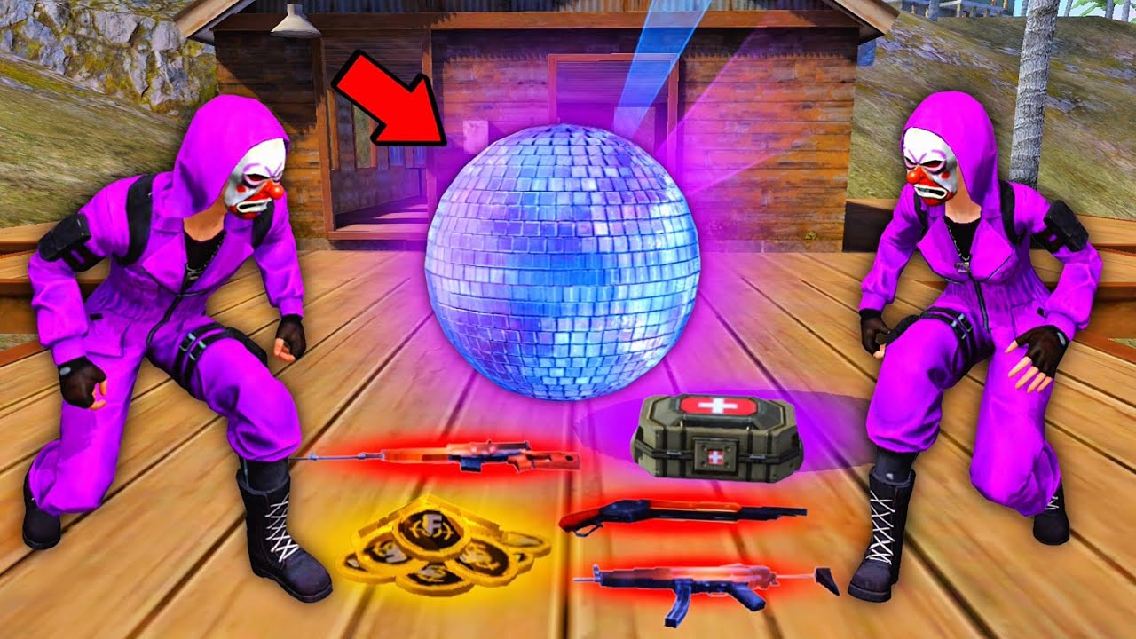 SOLO PODEMOS USAR EL LOOT que NOS DA LA BOLA DE DISCOTECA 😰 FREE FIRE