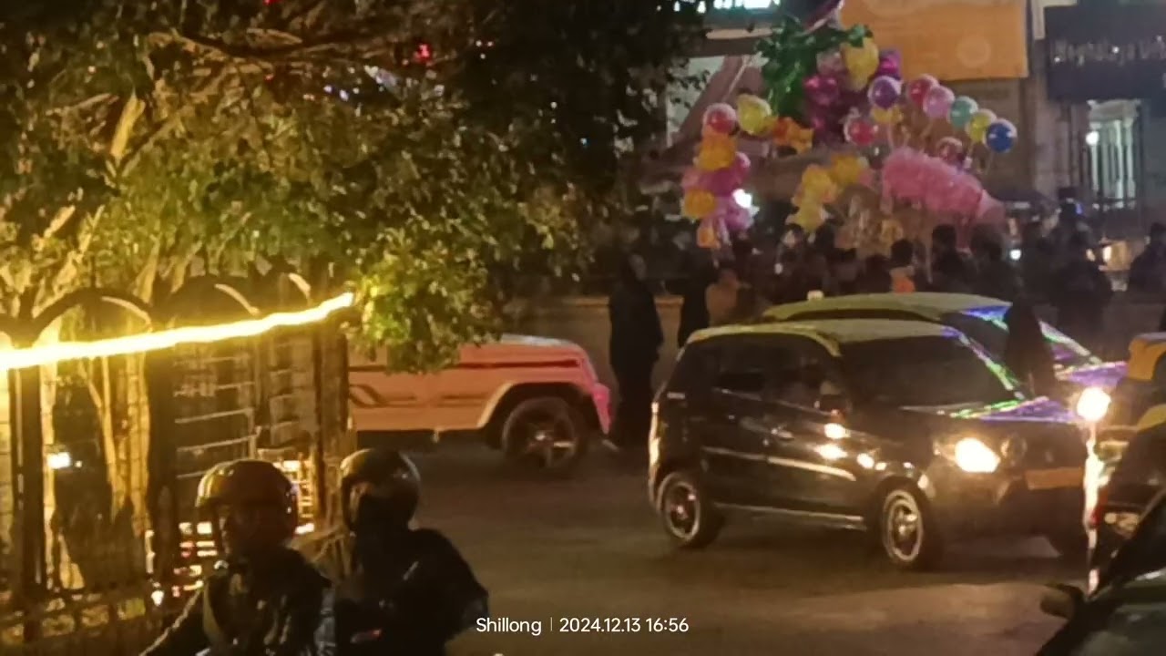 Christmas vibes in Police Bazaar Shillong