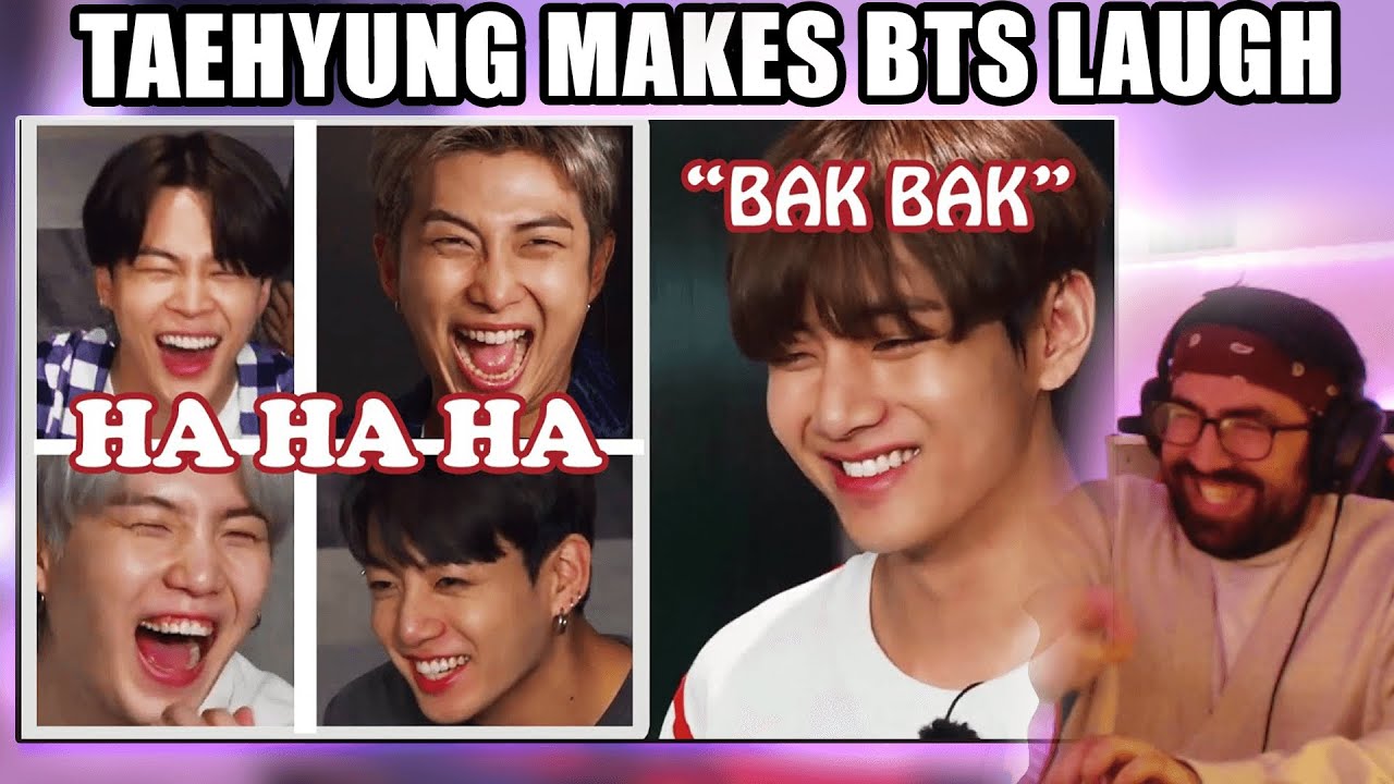Ким Тэхён заставляет BTS кричать «ХАХАХАХА» | Реакция