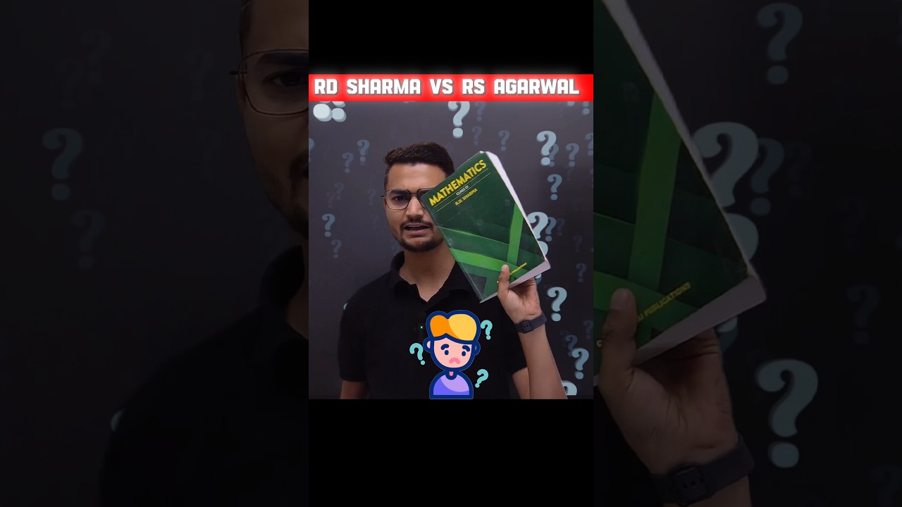 Rd Sharma 🤡 vs Rs Aggarwal 🗿 for Class 9 Maths #shorts