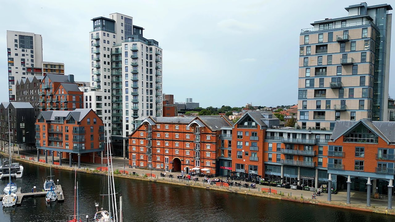 Ipswich Marina |4K| DJI Mini 3 Pro