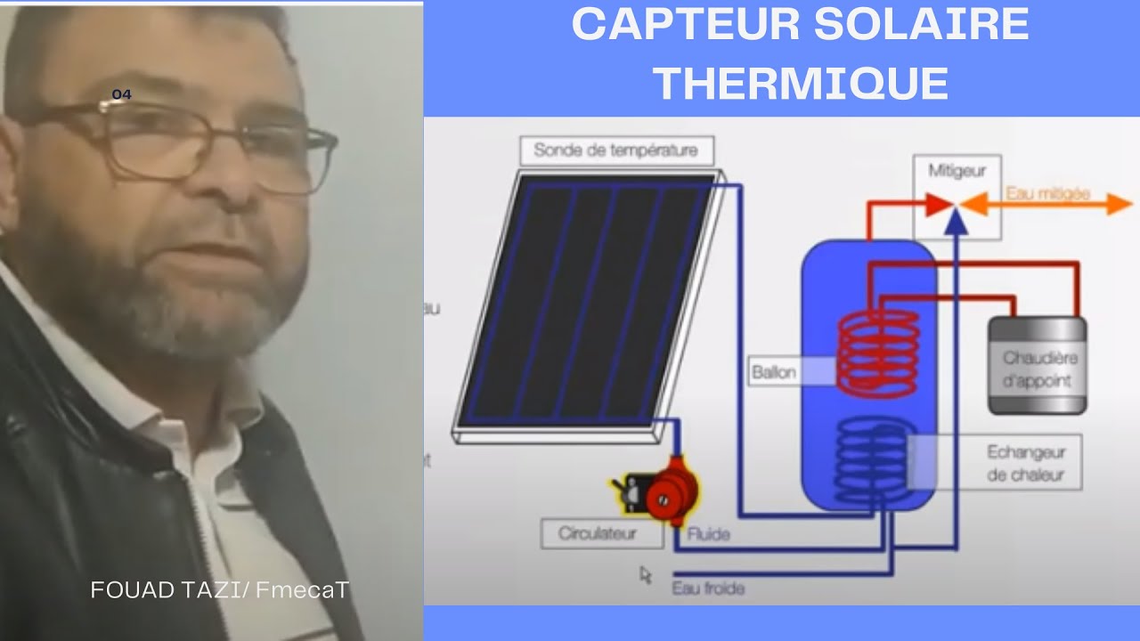 Video N°237 COMMENT FONCTIONNE UNE INSTALLATION SOLAIRE THERMIQUE