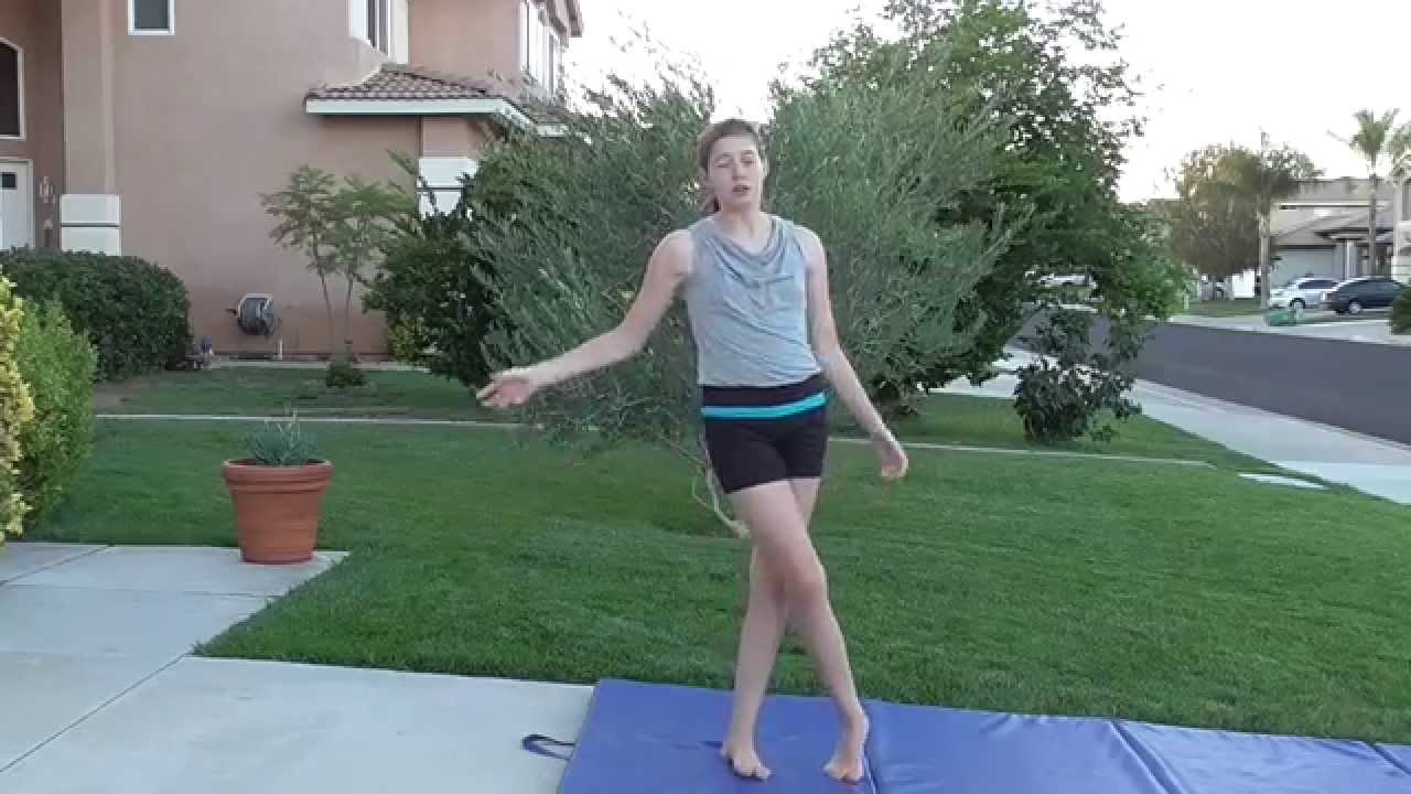 Straddle Roll Tutorial (Gymnastics)