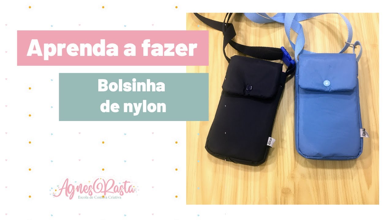 Aprenda a fazer uma Bolsinha de nylon super fácil - Mega Artesanal 2023